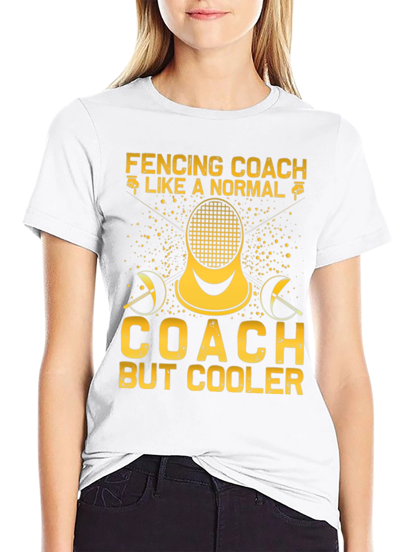 Fencing Coach T-Shirt: Cooler Than Normal Tee