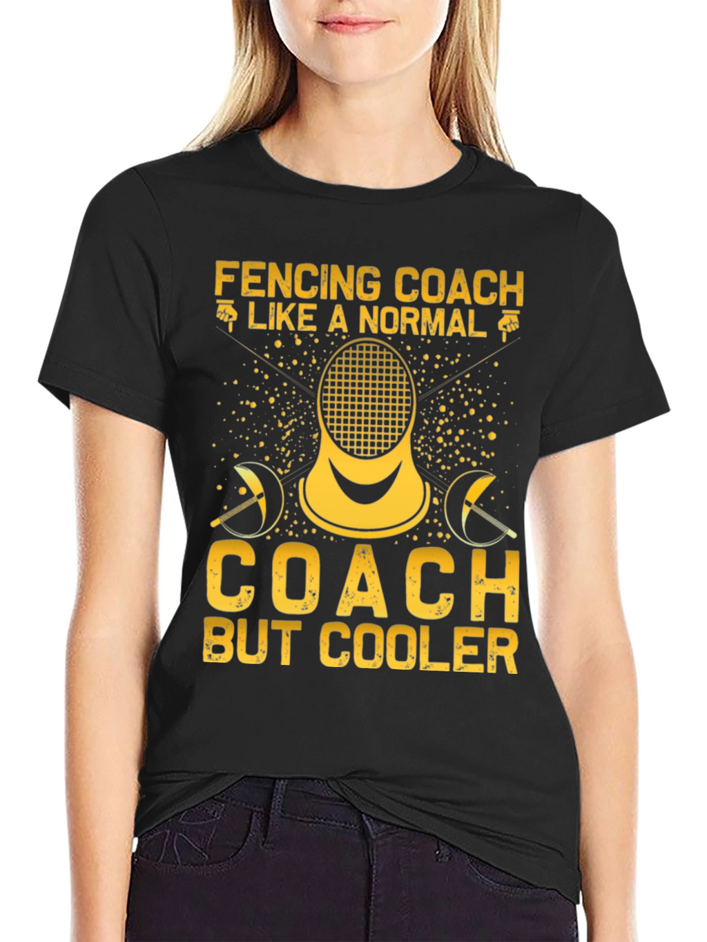 Fencing Coach T-Shirt: Cooler Than Normal Tee