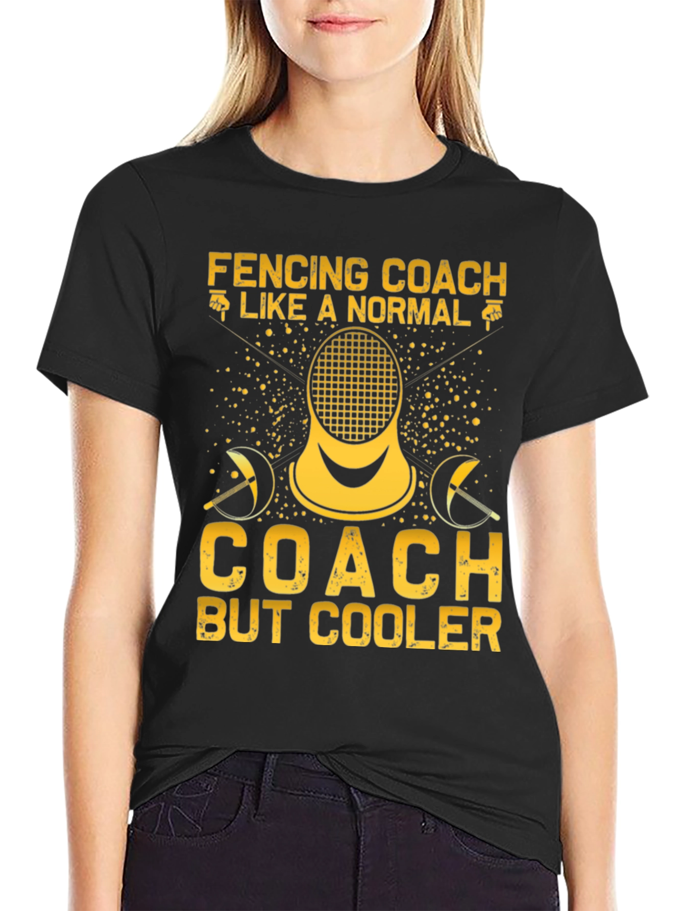 Fencing Coach T-Shirt: Cooler Than Normal Tee