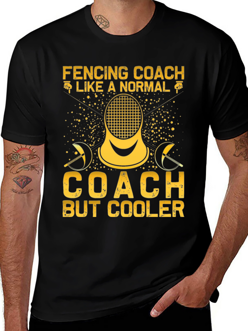 Fencing Coach T-Shirt: Cooler Than Normal Tee