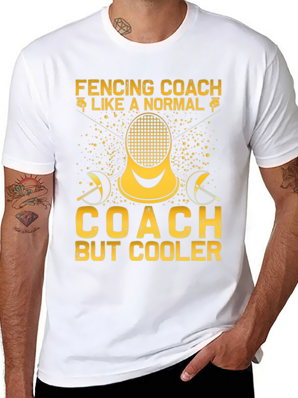 Fencing Coach T-Shirt: Cooler Than Normal Tee