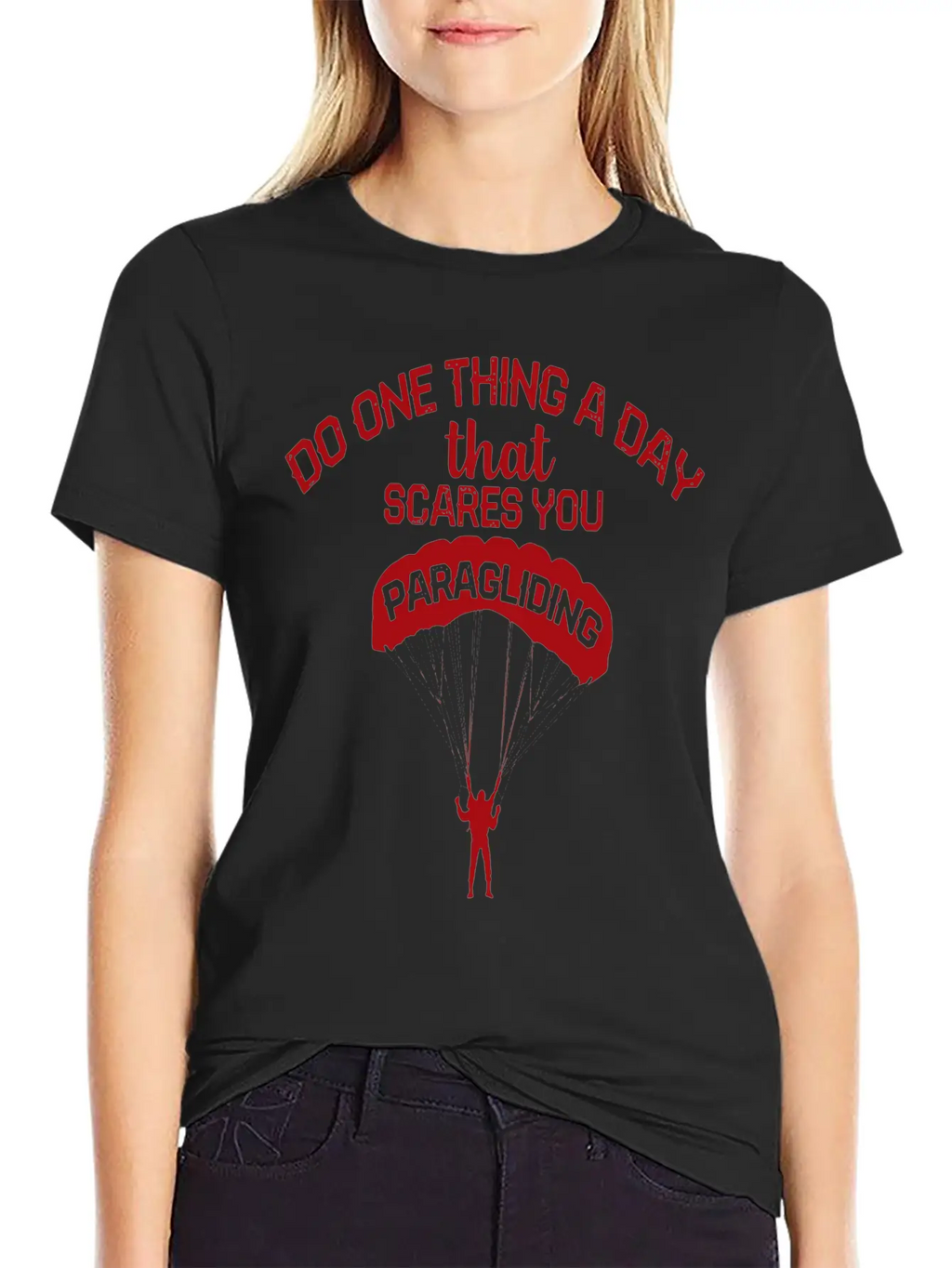 Paragliding Flying Paraglider Scares Paraglider Classic Cotton Tee – Unisex Comfort For Any Season