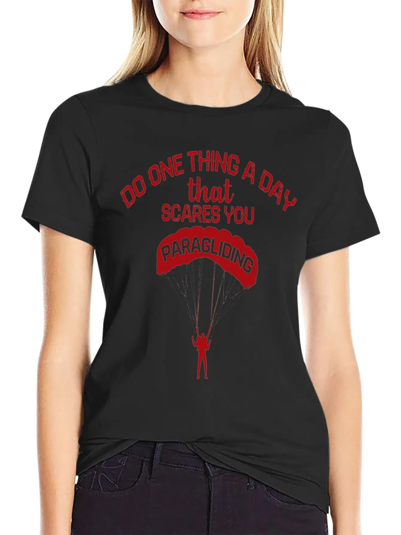 Paragliding Flying Paraglider Scares Paraglider Classic Cotton Tee – Unisex Comfort For Any Season