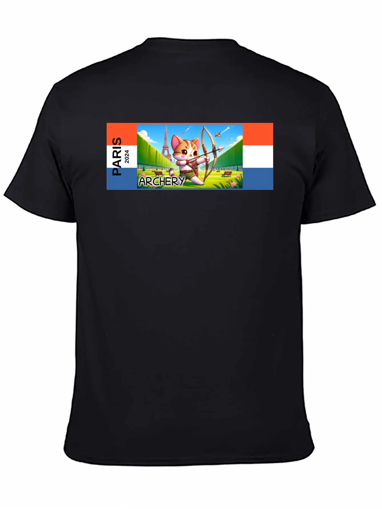 Paris - 2024 - Archery Breathable Graphic T-Shirt – Perfect For Casual Days