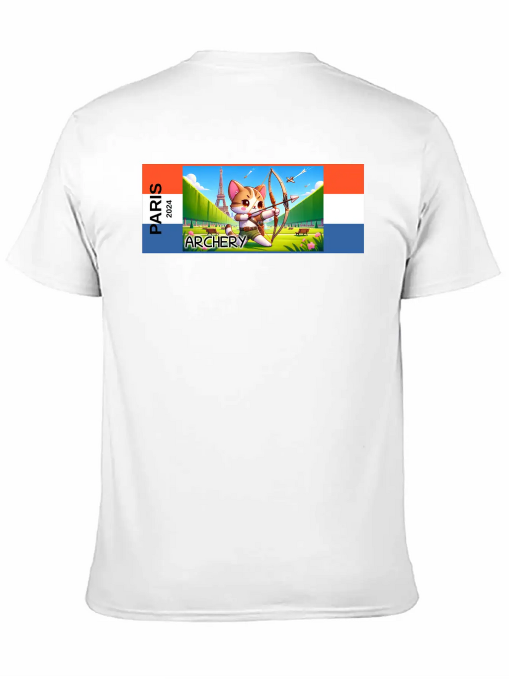 Paris - 2024 - Archery Breathable Graphic T-Shirt – Perfect For Casual Days