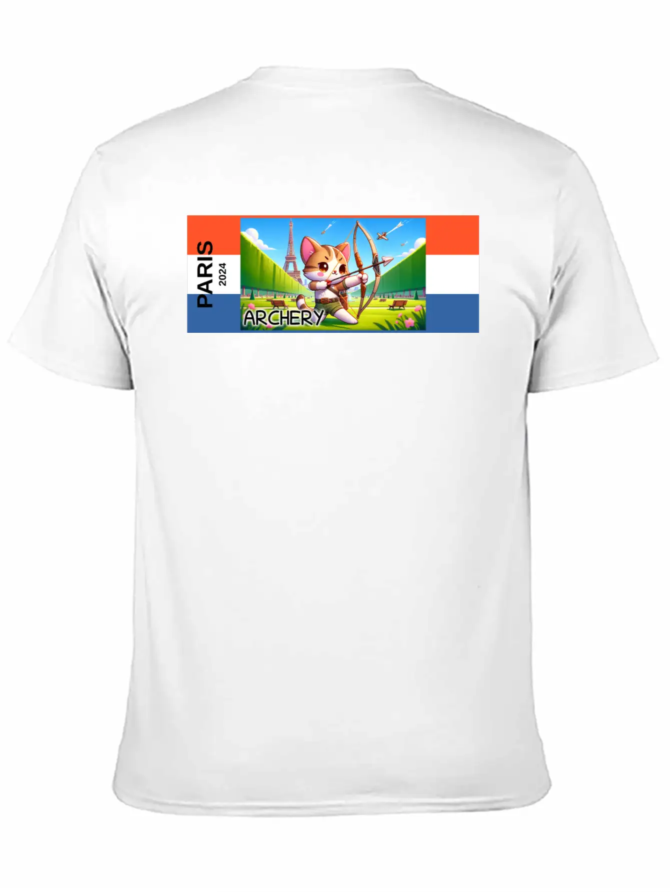 Paris - 2024 - Archery Breathable Graphic T-Shirt – Perfect For Casual Days