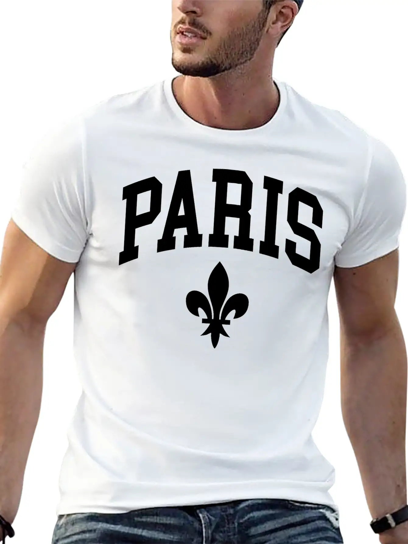 Paris Breathable Graphic T-Shirt – Perfect For Casual Days
