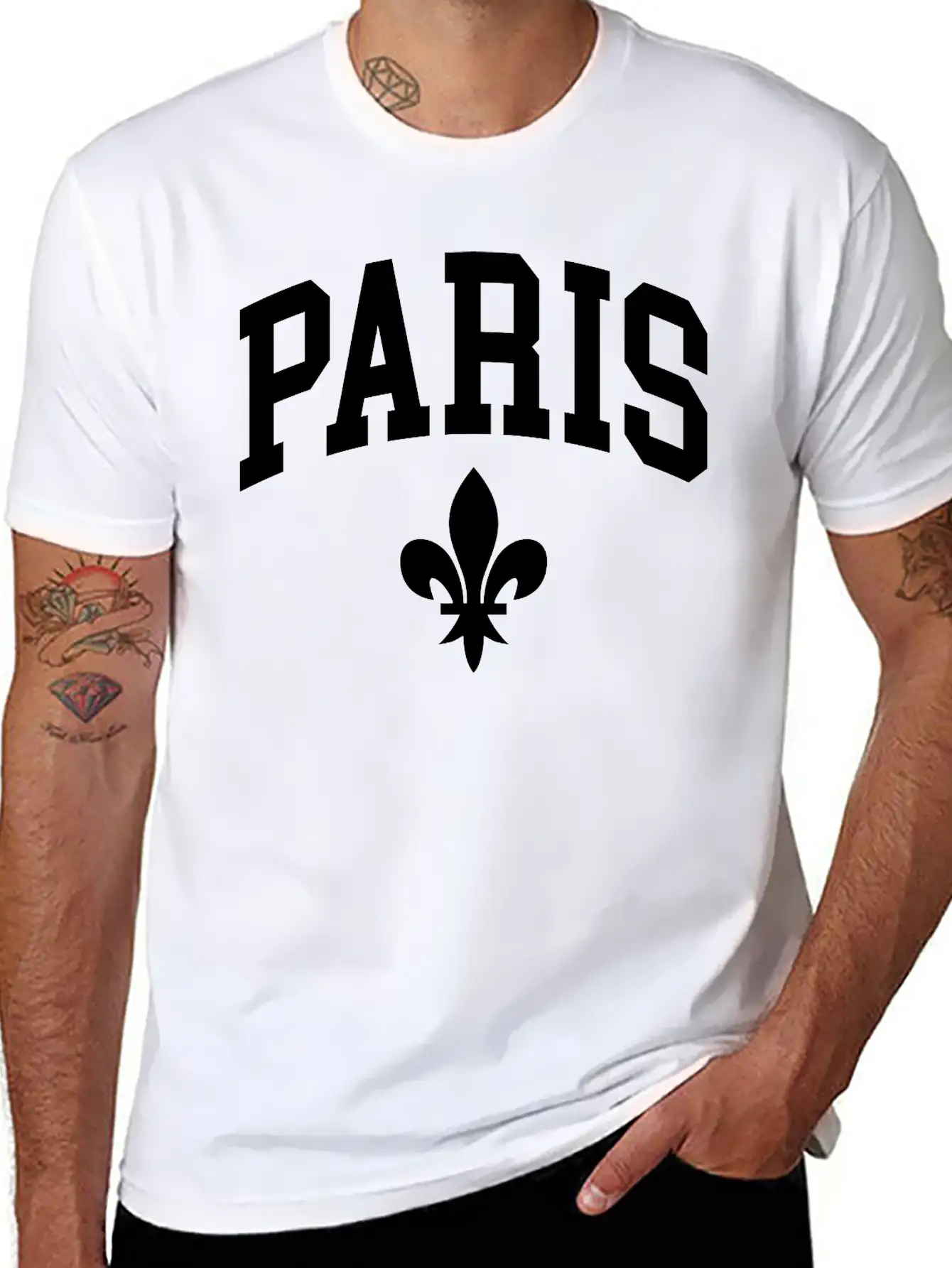 Paris Breathable Graphic T-Shirt – Perfect For Casual Days