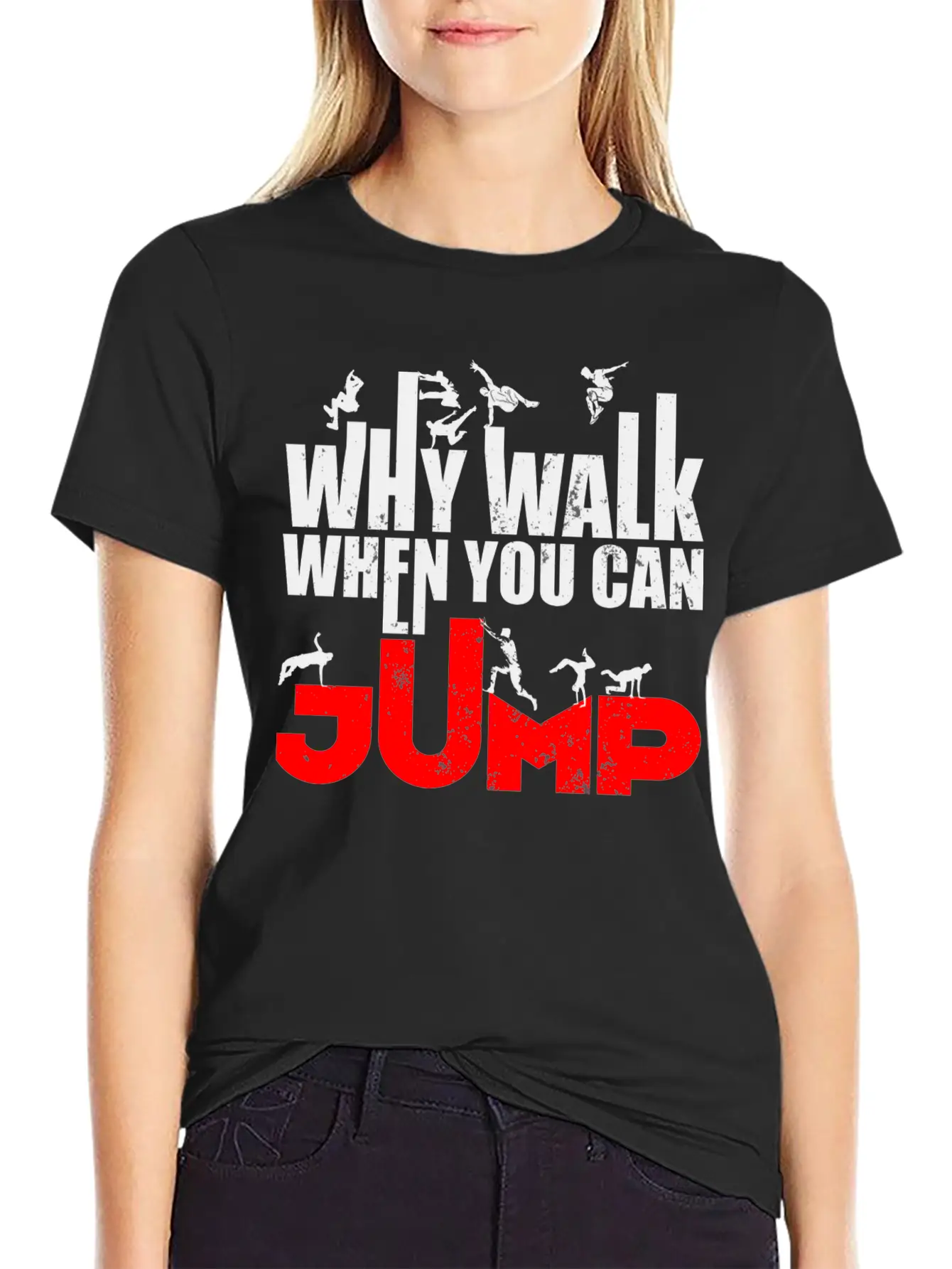 Parkour Athlete Sports Runner Freerunning Essential Cotton Tee For Daily Outfits – Unisex Style