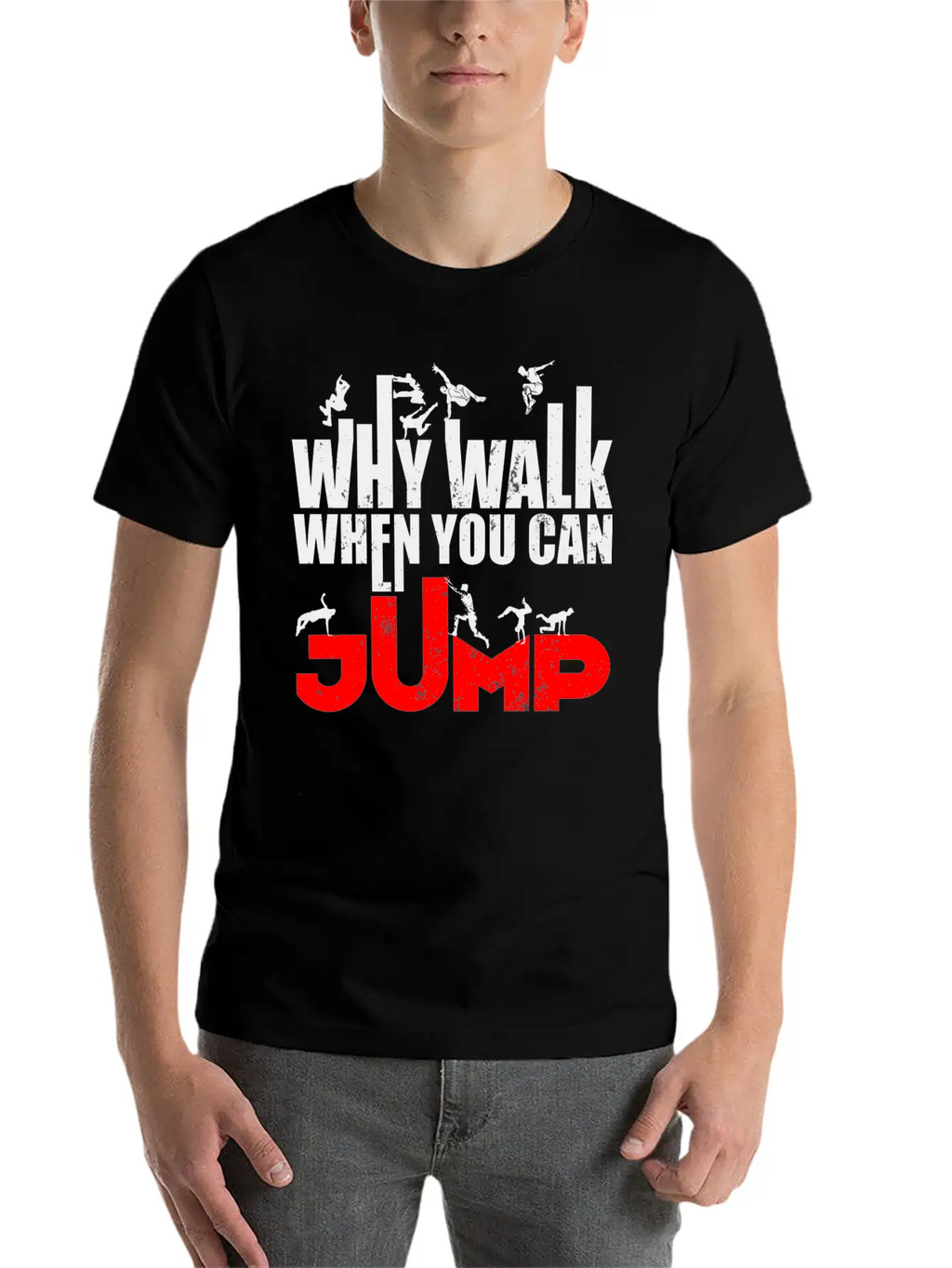 Parkour Athlete Sports Runner Freerunning Essential Cotton Tee For Daily Outfits – Unisex Style
