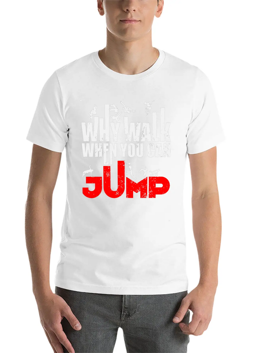 Parkour Athlete Sports Runner Freerunning Essential Cotton Tee For Daily Outfits – Unisex Style