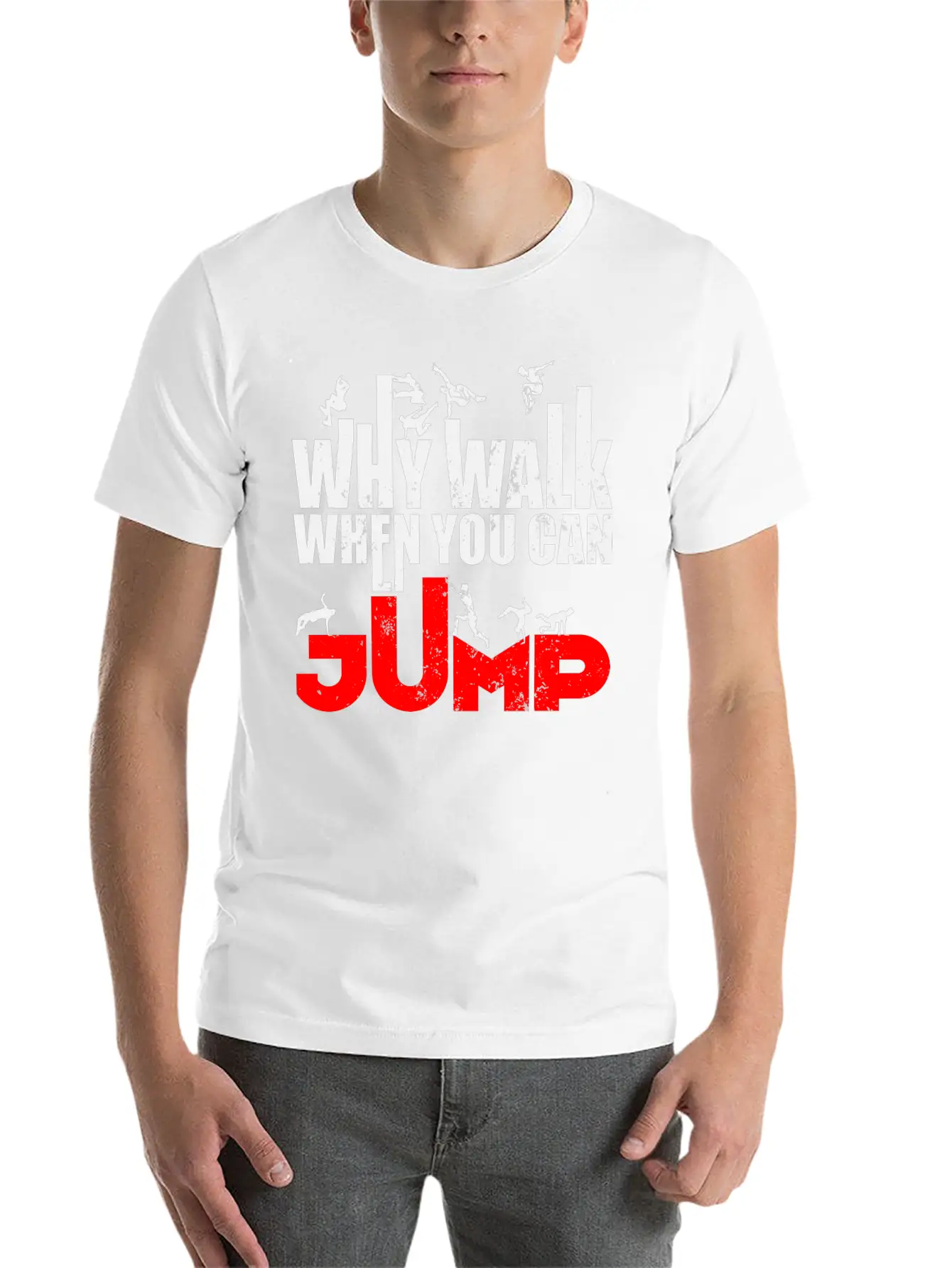 Parkour Athlete Sports Runner Freerunning Essential Cotton Tee For Daily Outfits – Unisex Style