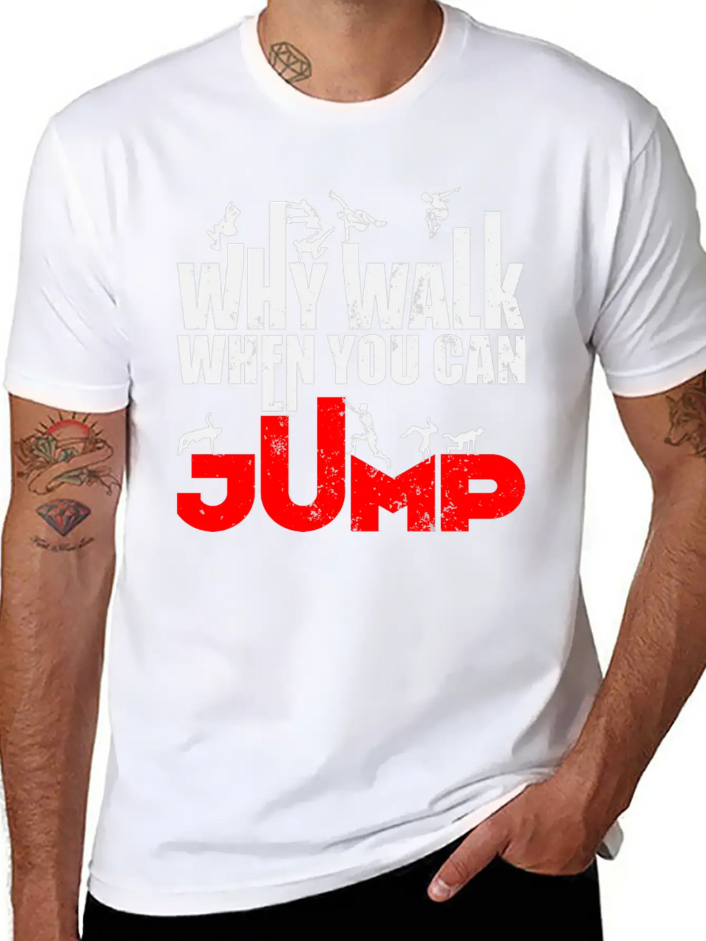 Parkour Athlete Sports Runner Freerunning Essential Cotton Tee For Daily Outfits – Unisex Style