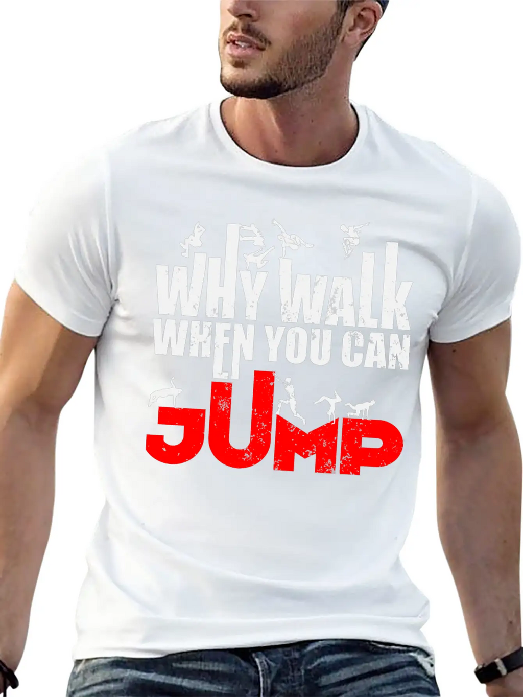 Parkour Athlete Sports Runner Freerunning Essential Cotton Tee For Daily Outfits – Unisex Style
