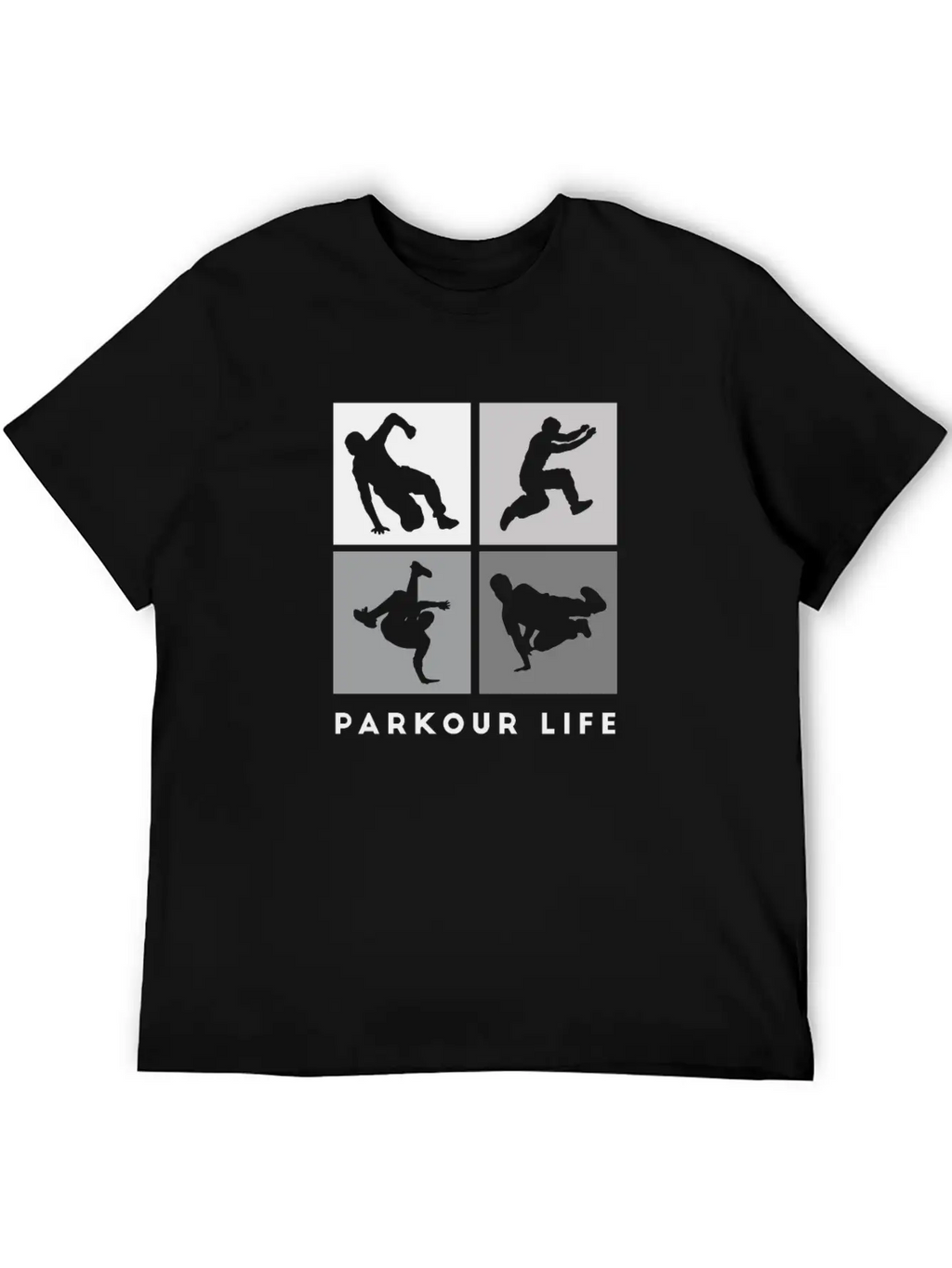 Parkour-Life Running Climber Freerunner Sports Essential Cotton Tee For Daily Outfits – Unisex Style