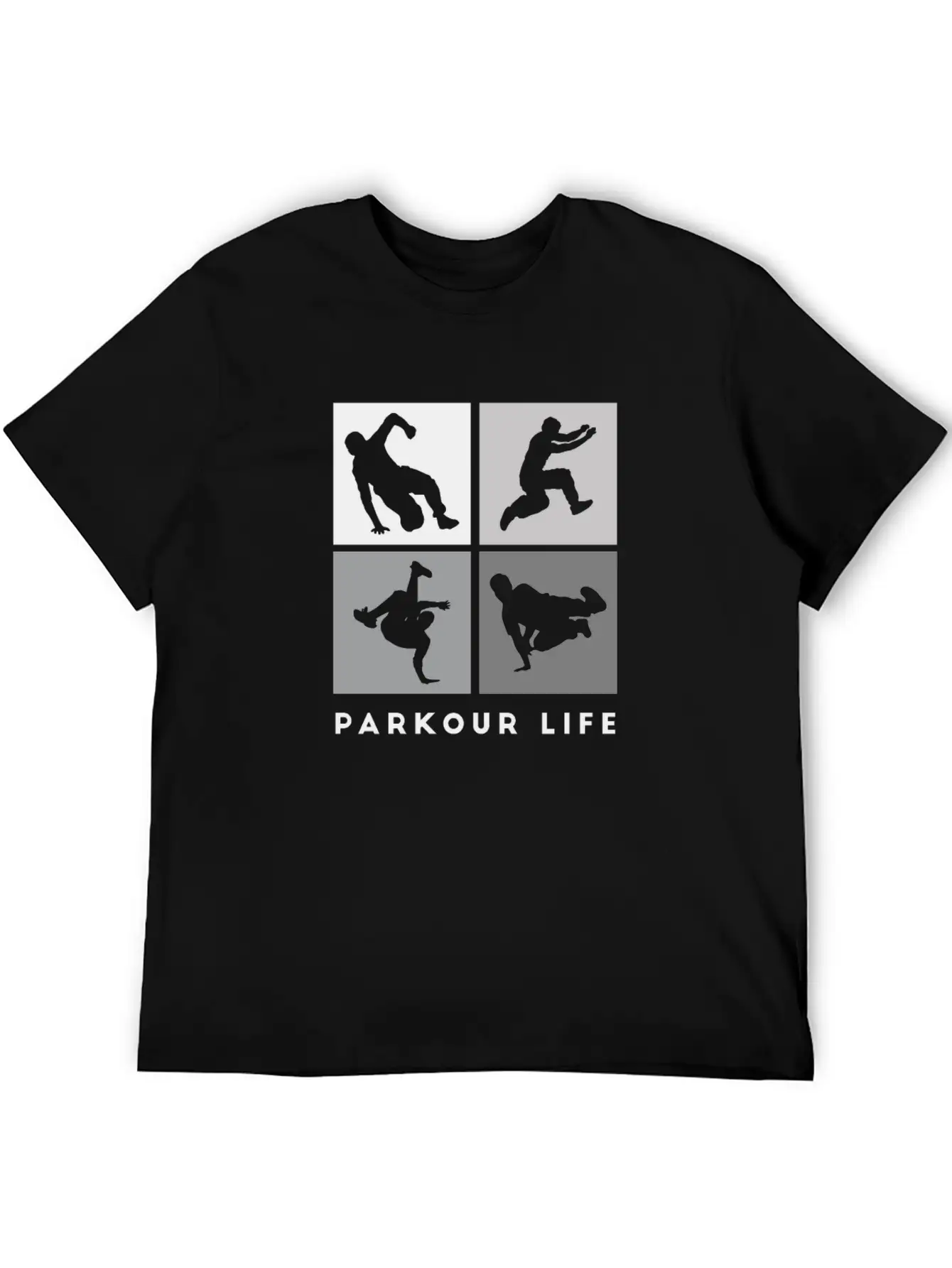 Parkour-Life Running Climber Freerunner Sports Essential Cotton Tee For Daily Outfits – Unisex Style