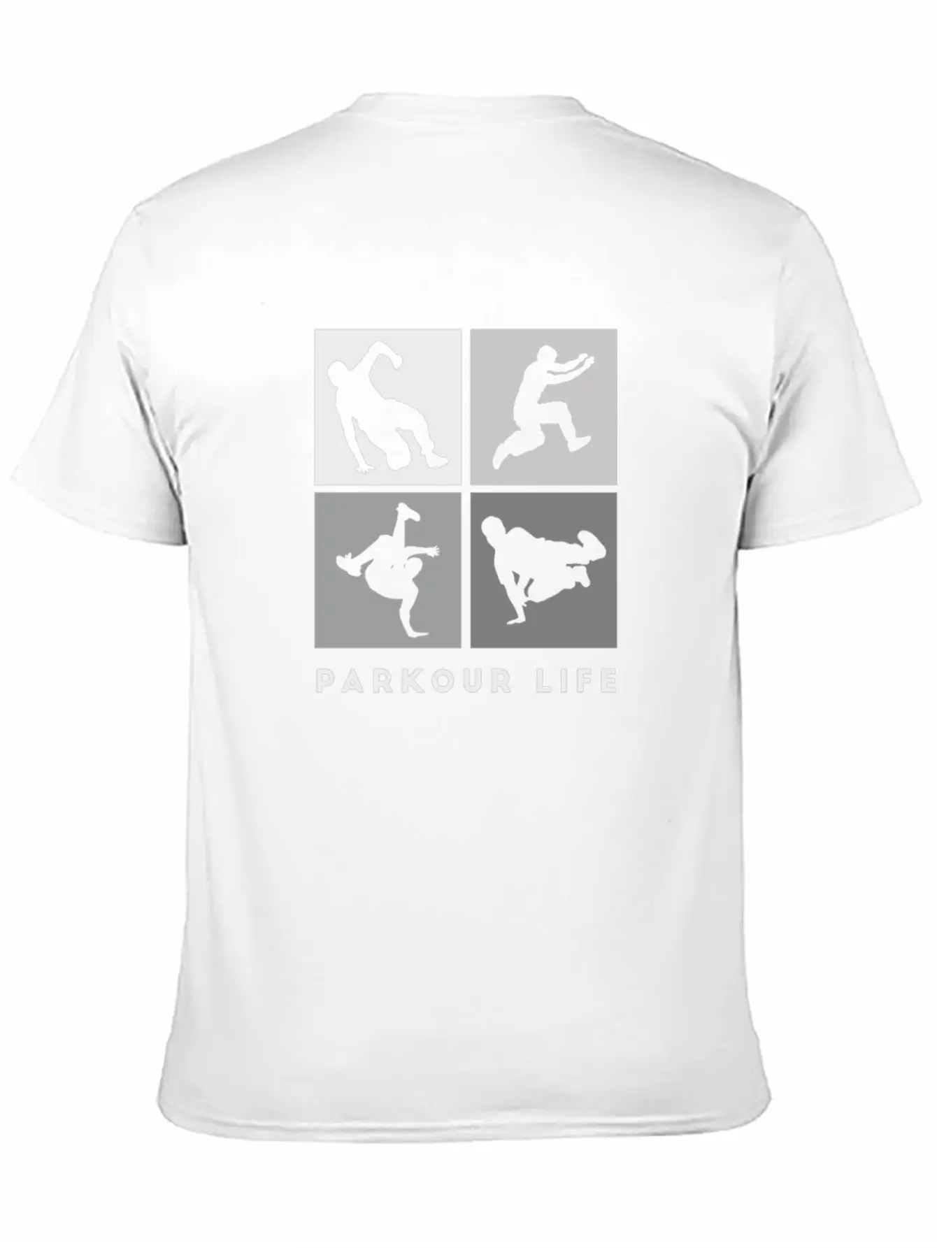 Parkour-Life Running Climber Freerunner Sports Essential Cotton Tee For Daily Outfits – Unisex Style