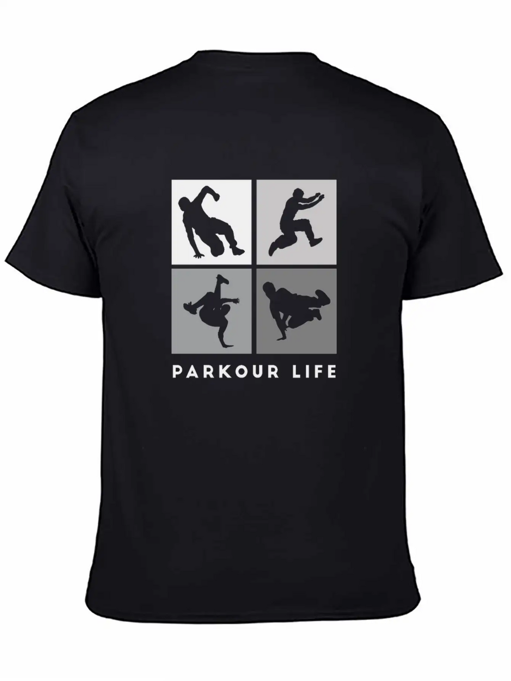 Parkour-Life Running Climber Freerunner Sports Essential Cotton Tee For Daily Outfits – Unisex Style