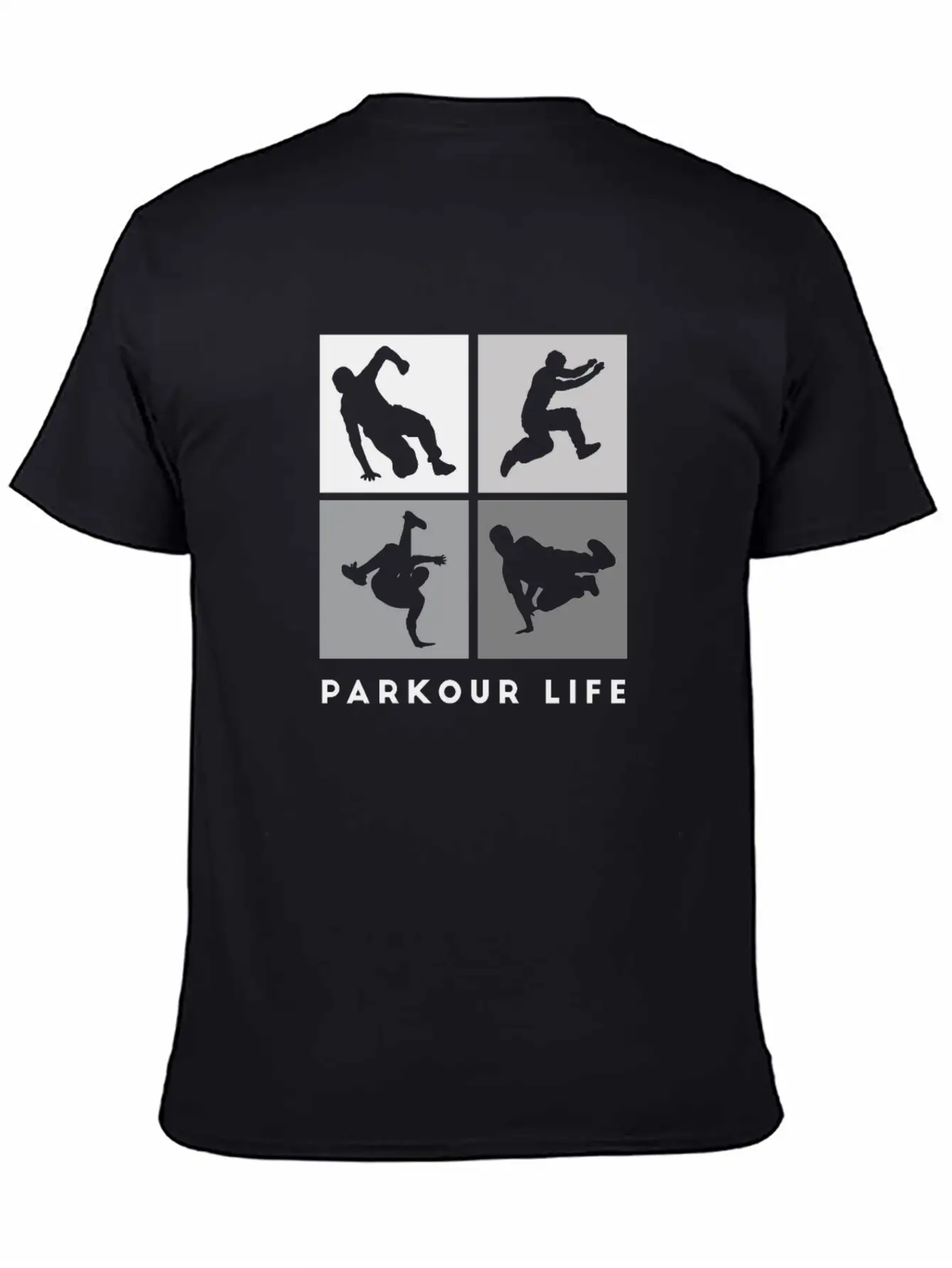 Parkour-Life Running Climber Freerunner Sports Essential Cotton Tee For Daily Outfits – Unisex Style