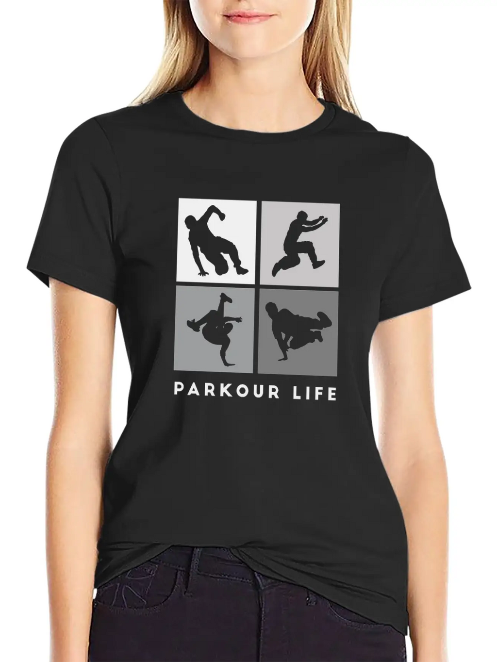 Parkour-Life Running Climber Freerunner Sports Essential Cotton Tee For Daily Outfits – Unisex Style