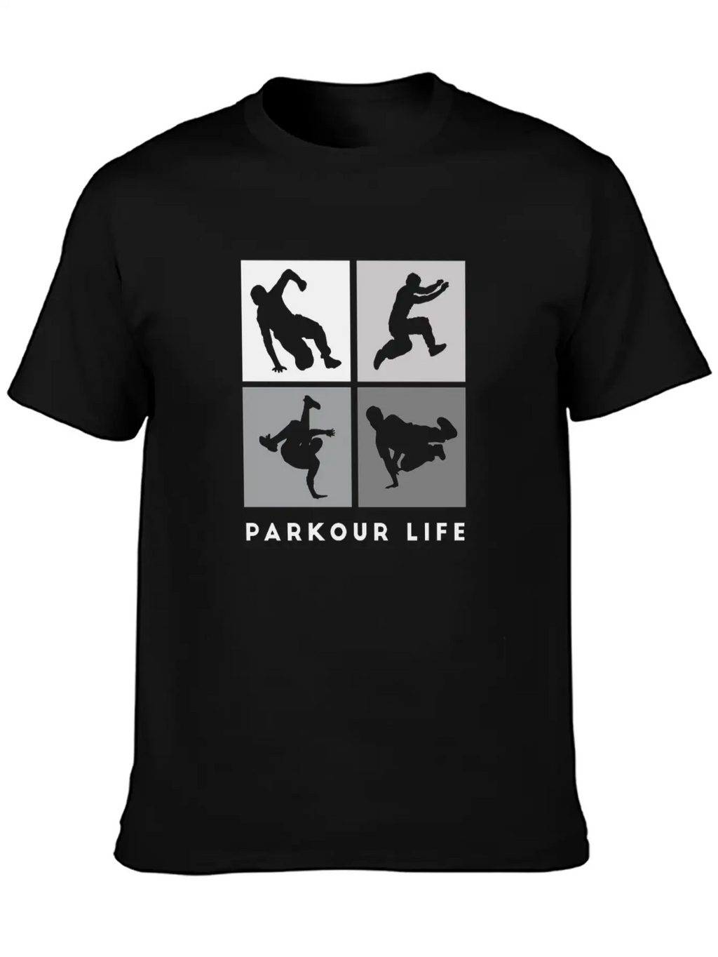 Parkour-Life Running Climber Freerunner Sports Essential Cotton Tee For Daily Outfits – Unisex Style