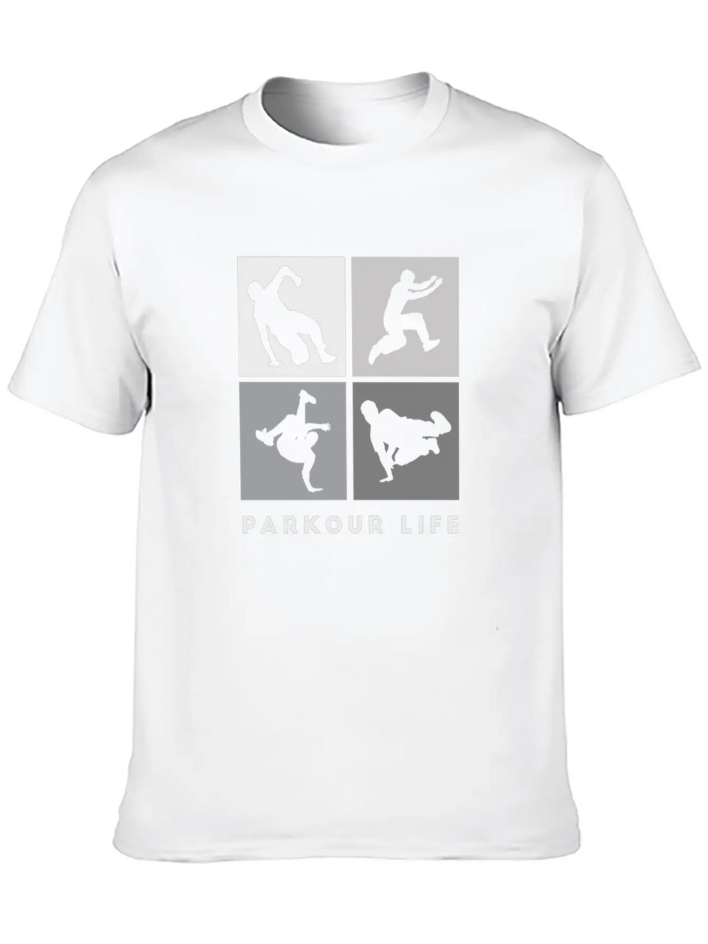 Parkour-Life Running Climber Freerunner Sports Essential Cotton Tee For Daily Outfits – Unisex Style