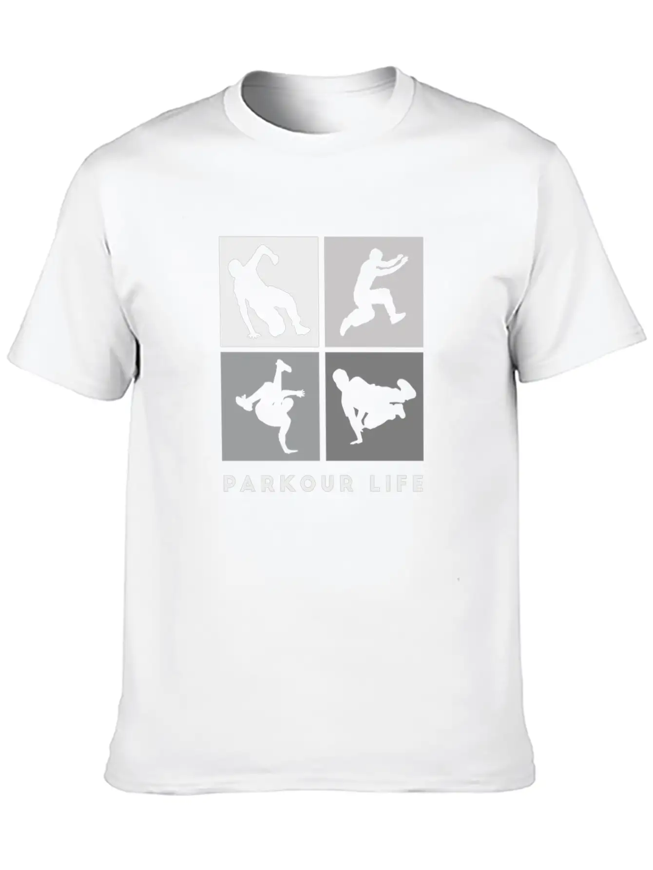 Parkour-Life Running Climber Freerunner Sports Essential Cotton Tee For Daily Outfits – Unisex Style