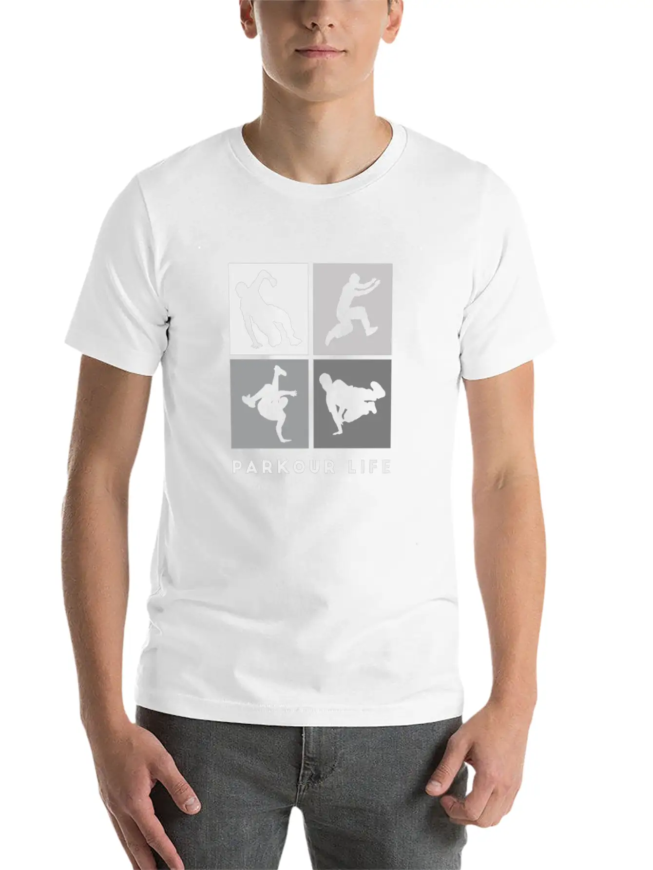 Parkour-Life Running Climber Freerunner Sports Essential Cotton Tee For Daily Outfits – Unisex Style