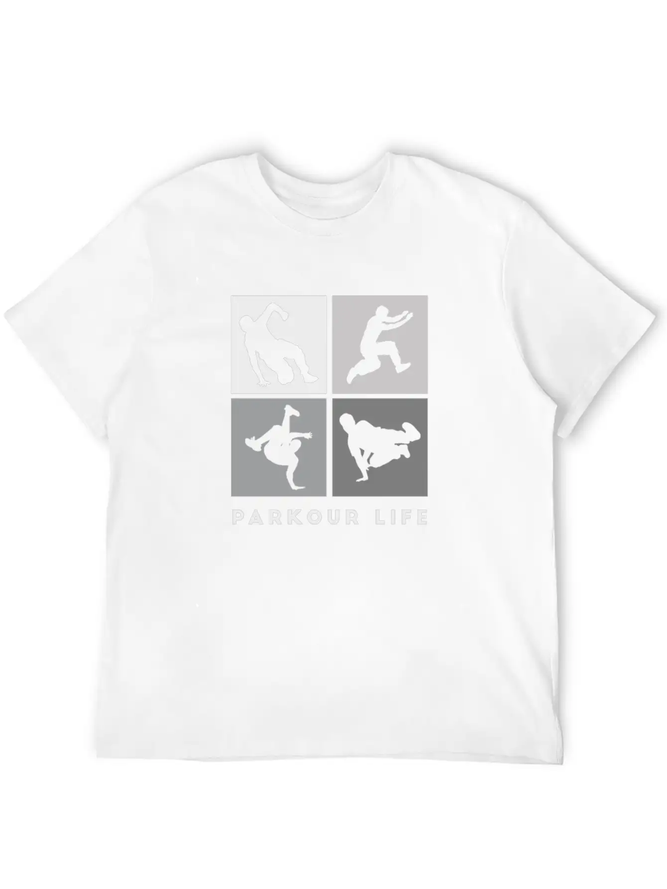 Parkour-Life Running Climber Freerunner Sports Essential Cotton Tee For Daily Outfits – Unisex Style