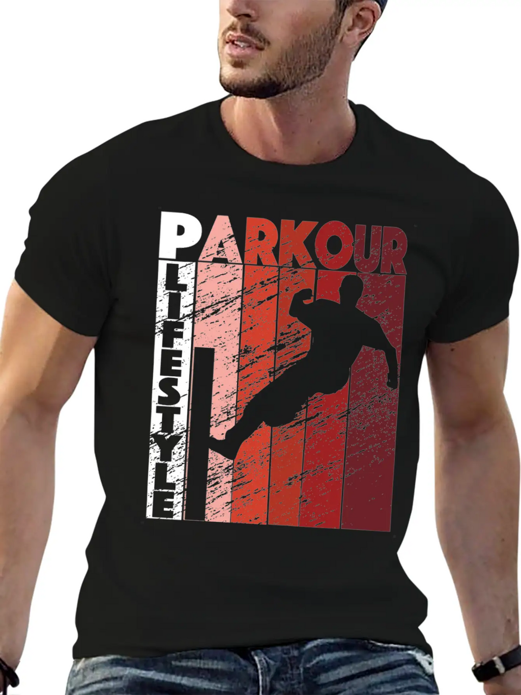 Parkour Lifestyle Retro Freerunning Urban Basic Graphic T-Shirt – Daily Comfort In Soft Cotton