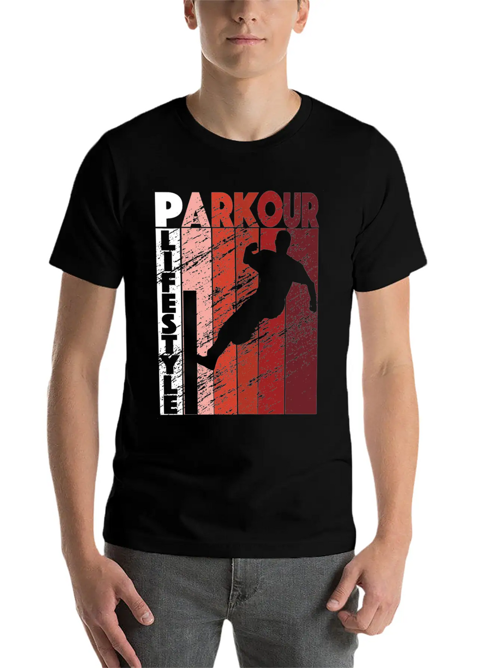 Parkour Lifestyle Retro Freerunning Urban Basic Graphic T-Shirt – Daily Comfort In Soft Cotton