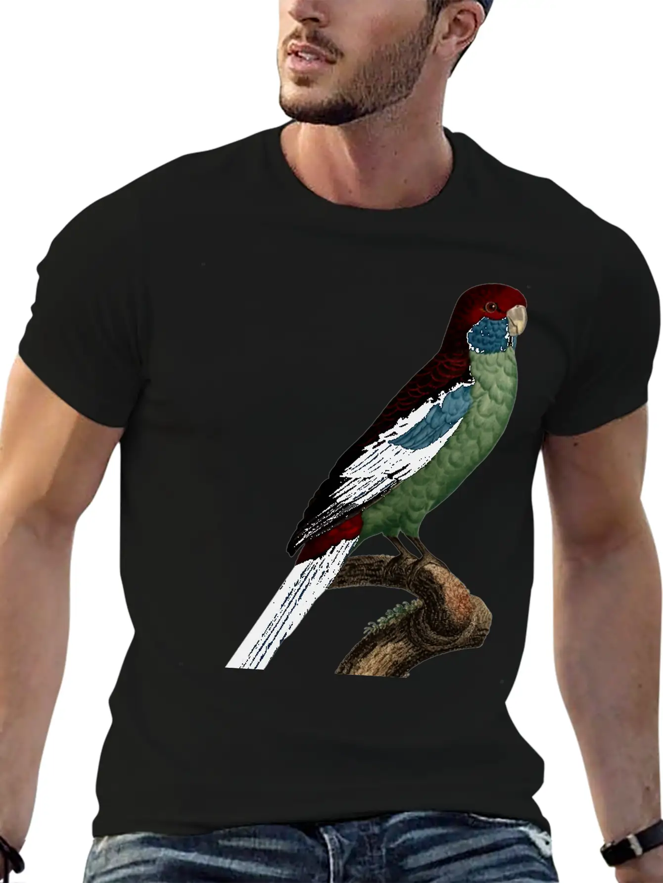 Parrot 14 Breathable Graphic T-Shirt – Perfect For Casual Days