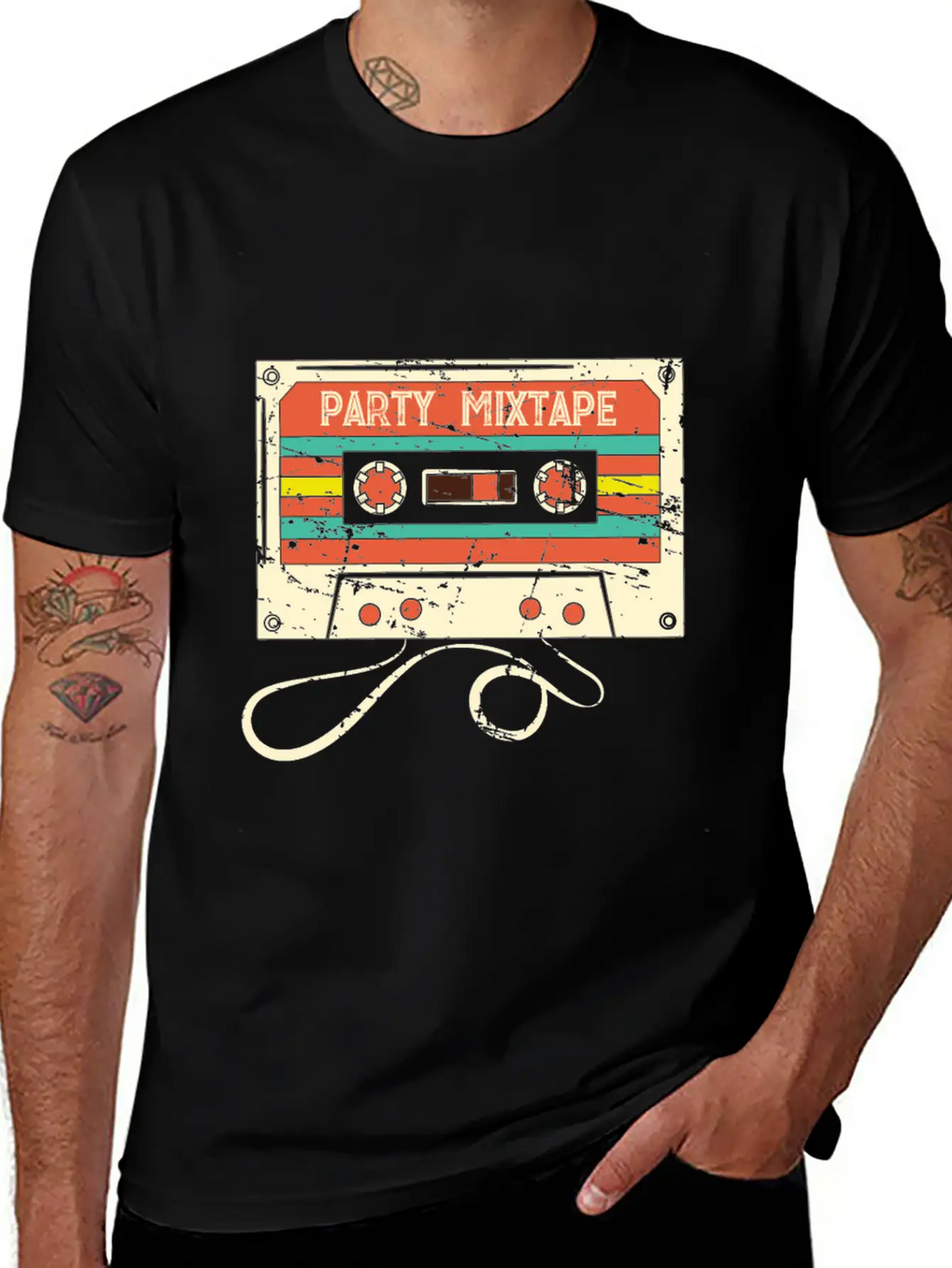 Party Mixtape Stylish Everyday T-Shirt – Unisex Basic Cotton Tee