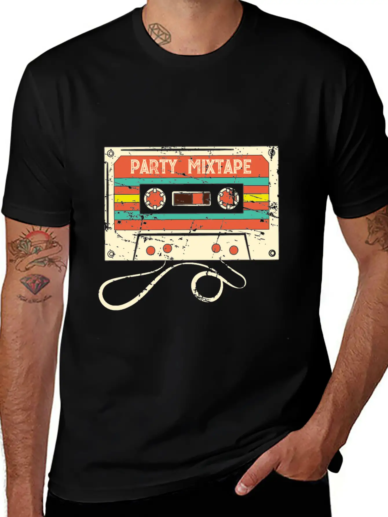 Party Mixtape Stylish Everyday T-Shirt – Unisex Basic Cotton Tee