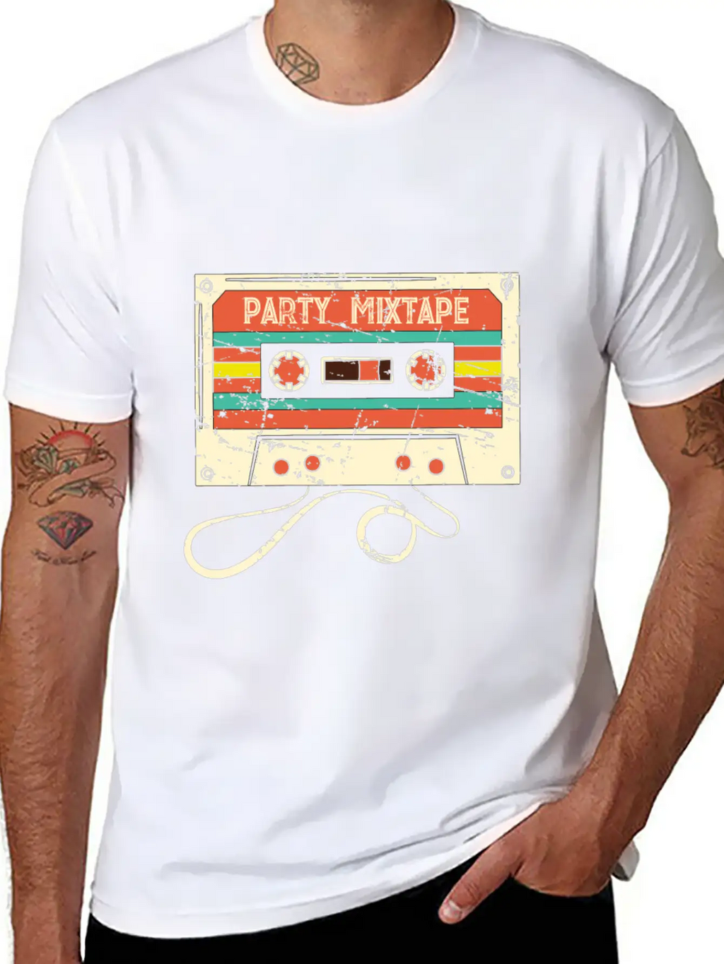 Party Mixtape Stylish Everyday T-Shirt – Unisex Basic Cotton Tee