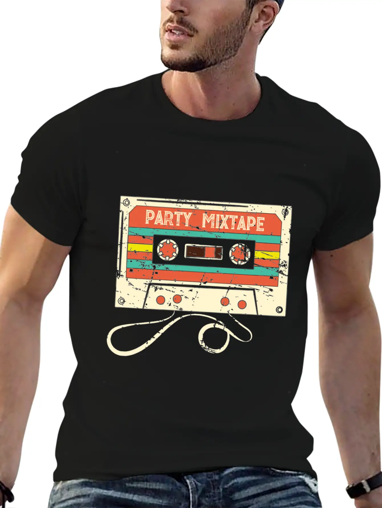Party Mixtape Stylish Everyday T-Shirt – Unisex Basic Cotton Tee