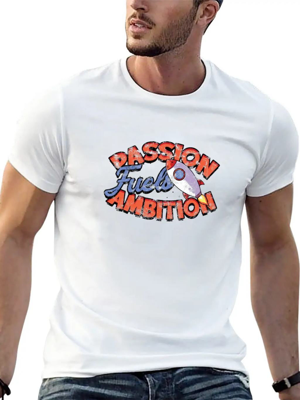 Passion Fuels Ambition - Job Breathable Graphic T-Shirt – Perfect For Casual Days