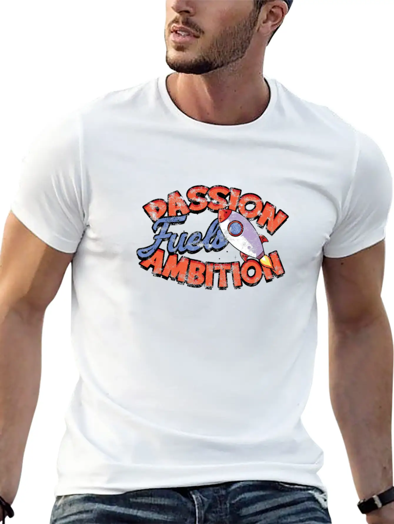 Passion Fuels Ambition - Job Breathable Graphic T-Shirt – Perfect For Casual Days