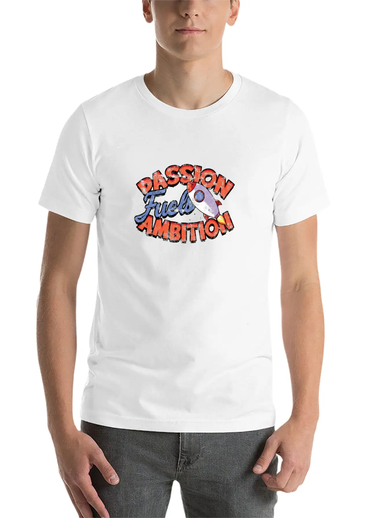 Passion Fuels Ambition - Job Breathable Graphic T-Shirt – Perfect For Casual Days