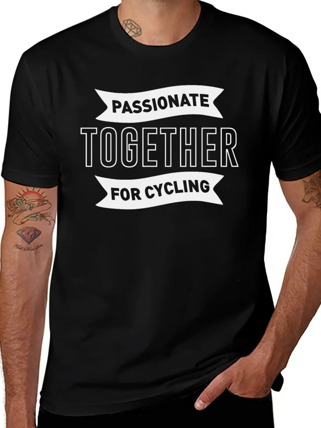 Passionate Together For Cycling Live Life On Wheel Breathable Graphic T-Shirt – Perfect For Casual Days