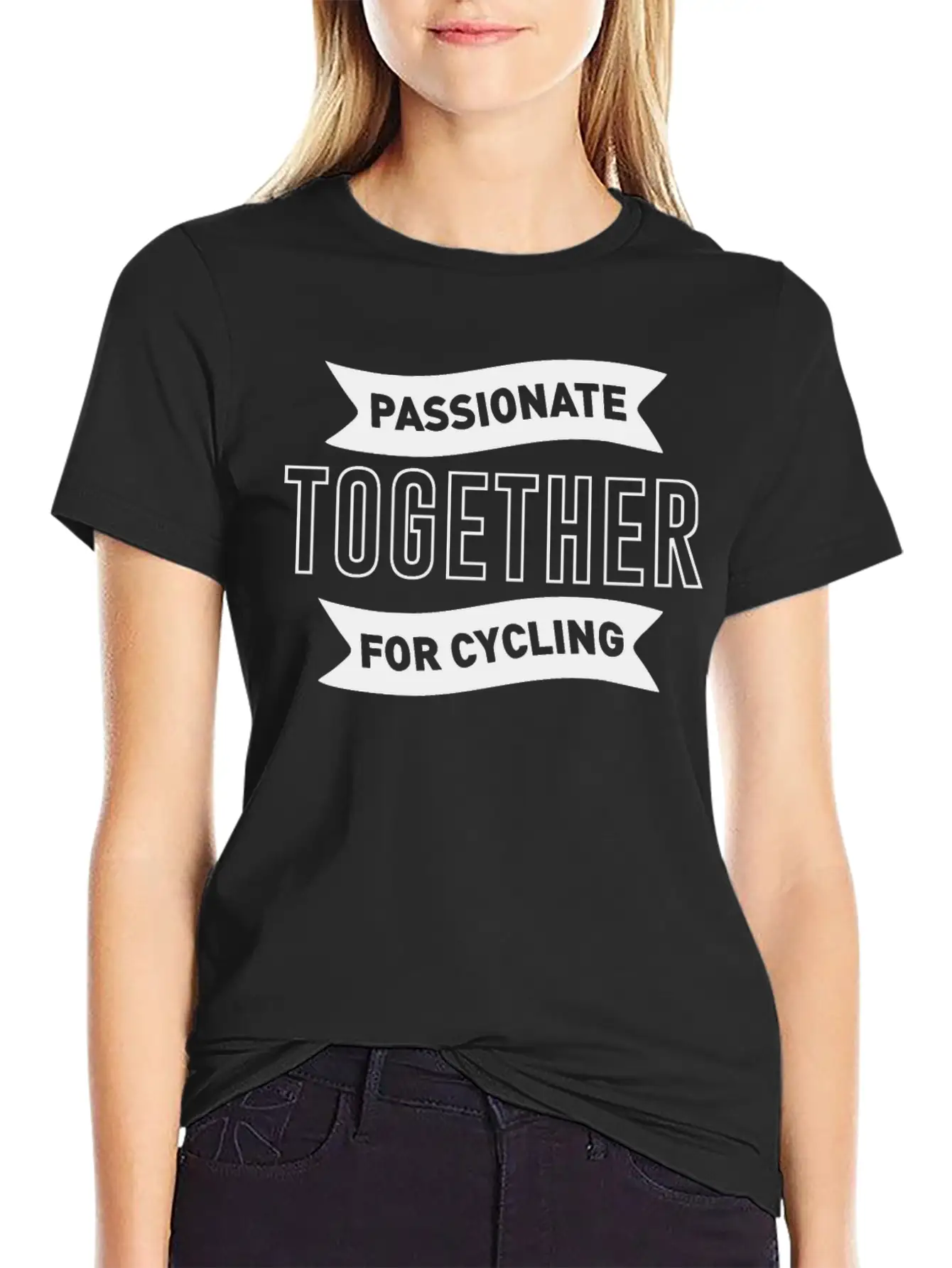 Passionate Together For Cycling Live Life On Wheel Breathable Graphic T-Shirt – Perfect For Casual Days