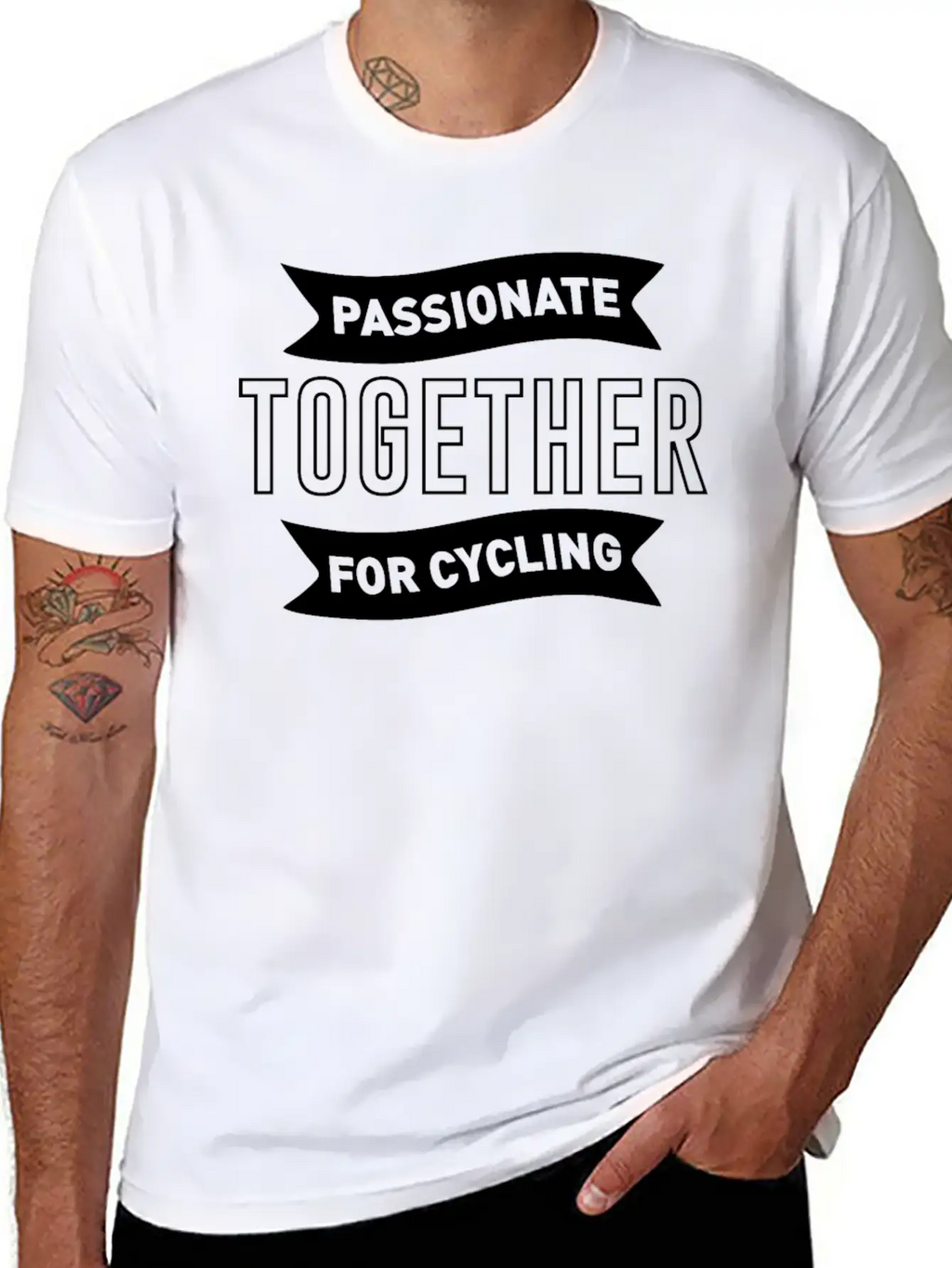 Passionate Together For Cycling Live Life On Wheel Breathable Graphic T-Shirt – Perfect For Casual Days