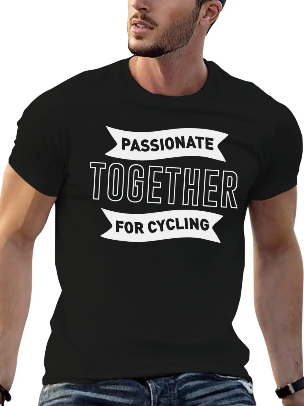 Passionate Together For Cycling Live Life On Wheel Breathable Graphic T-Shirt – Perfect For Casual Days