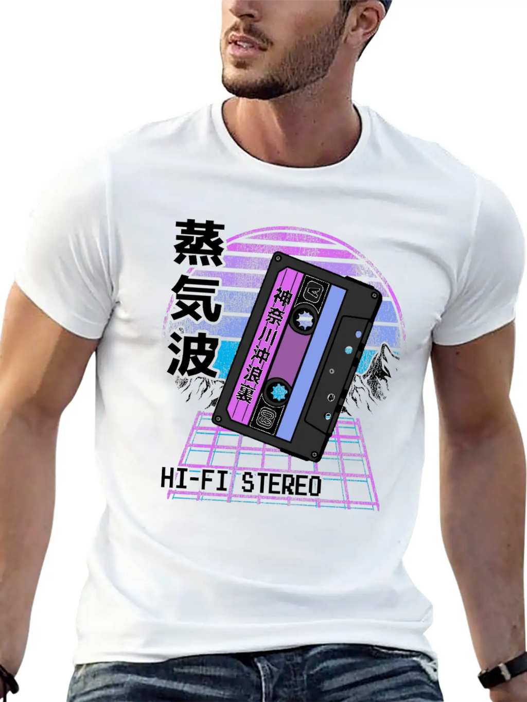 Pastel Goth Japanese Kawaii Retrowave Mixtape Classic Cotton Tee – Unisex Comfort For Any Season