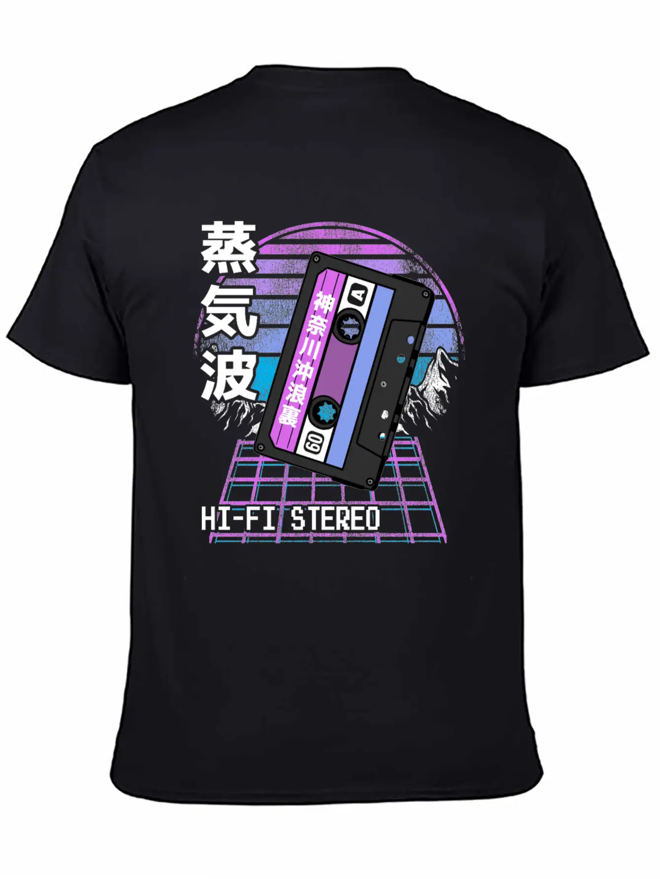 Pastel Goth Japanese Kawaii Retrowave Mixtape Classic Cotton Tee – Unisex Comfort For Any Season