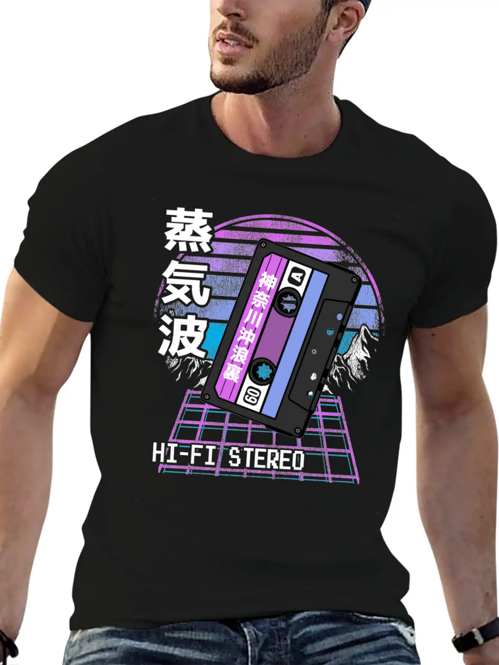 Pastel Goth Japanese Kawaii Retrowave Mixtape Classic Cotton Tee – Unisex Comfort For Any Season