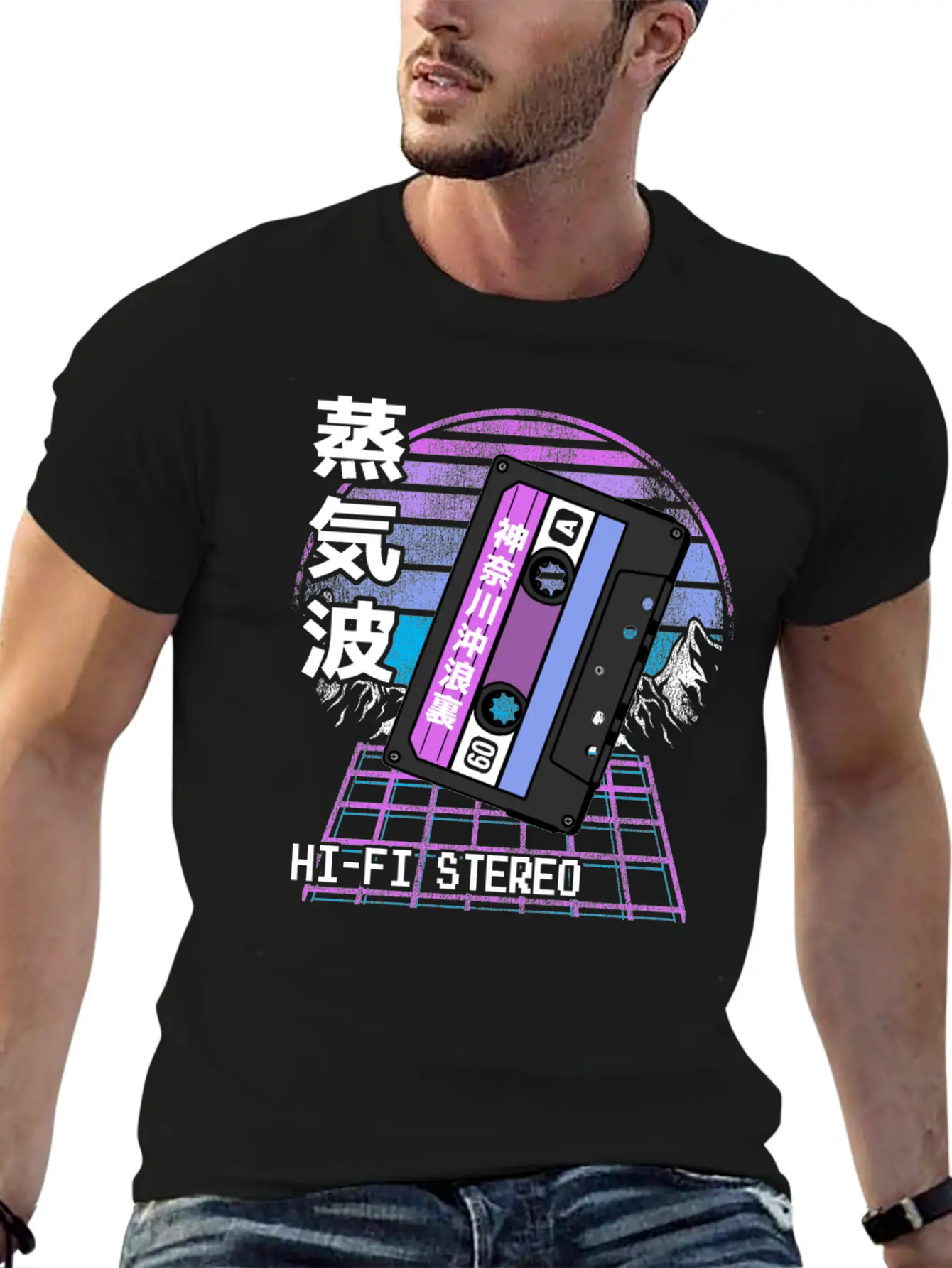 Pastel Goth Japanese Kawaii Retrowave Mixtape Classic Cotton Tee – Unisex Comfort For Any Season