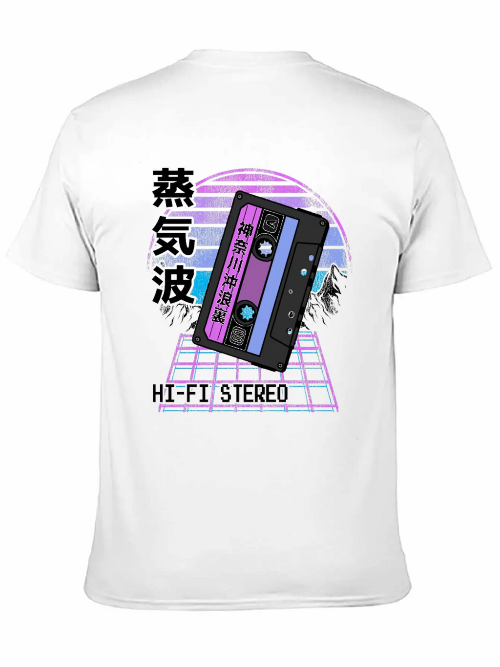 Pastel Goth Japanese Kawaii Retrowave Mixtape Classic Cotton Tee – Unisex Comfort For Any Season
