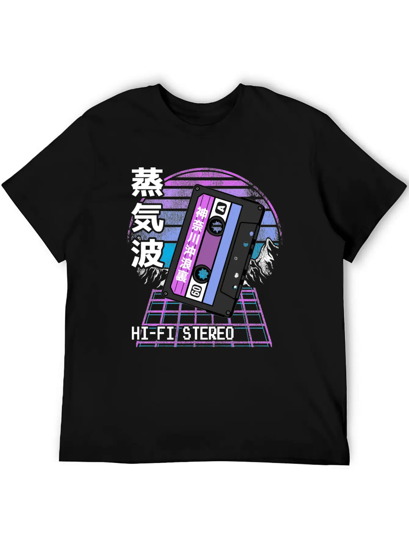 Pastel Goth Japanese Kawaii Retrowave Mixtape Classic Cotton Tee – Unisex Comfort For Any Season