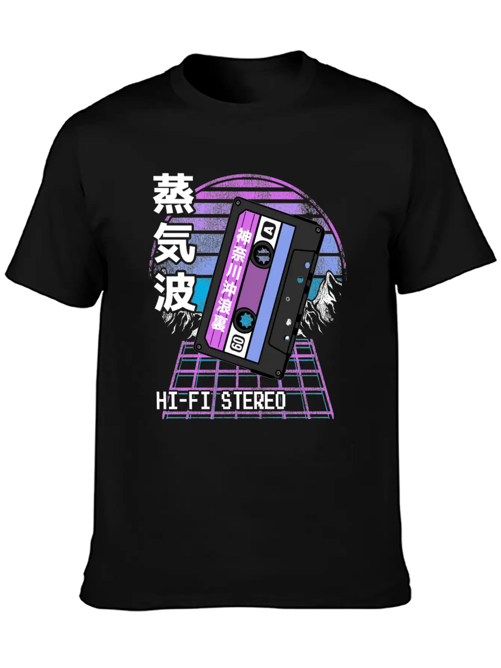 Pastel Goth Japanese Kawaii Retrowave Mixtape Classic Cotton Tee – Unisex Comfort For Any Season